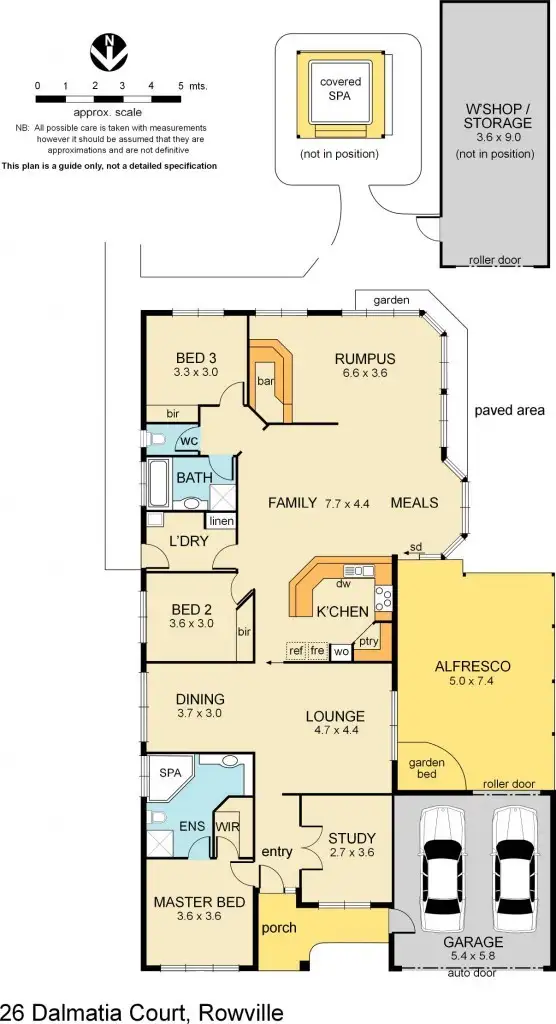 Floorplan of Homely house listing, 26 Dalmatia Court, Rowville VIC 3178