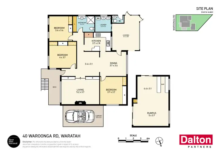 Floorplan of Homely house listing, 40 Waroonga Road, Waratah NSW 2298