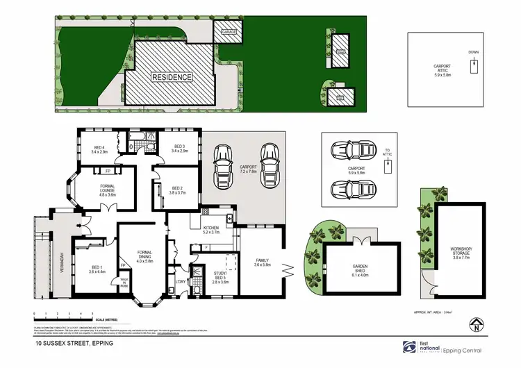 Floorplan of Homely house listing, 10 Sussex Street, Epping NSW 2121
