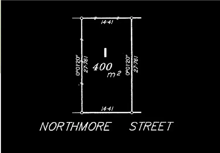 Floorplan of Homely land listing, 61 Northmore Street, Mitchelton QLD 4053
