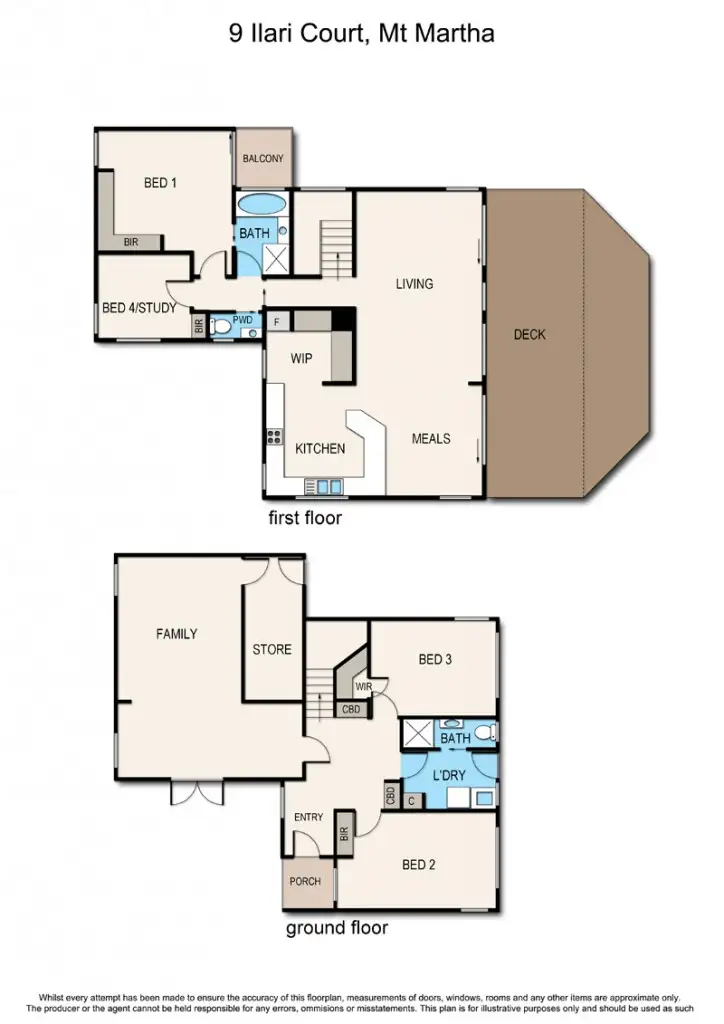 Floorplan of Homely house listing, 9 Ilari Court, Mount Martha VIC 3934