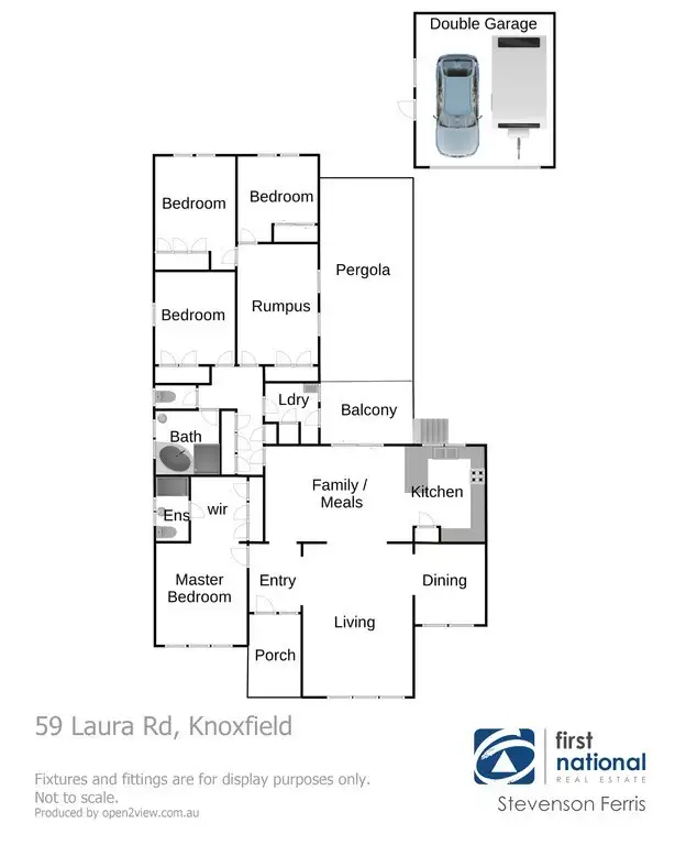 Floorplan of Homely house listing, 59 Laura Road, Knoxfield VIC 3180