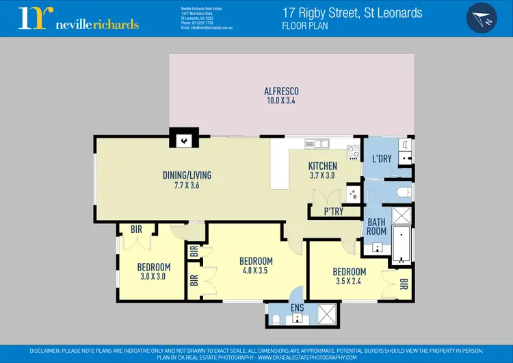 Floorplan of Homely house listing, 17 Rigby Street, St Leonards VIC 3223