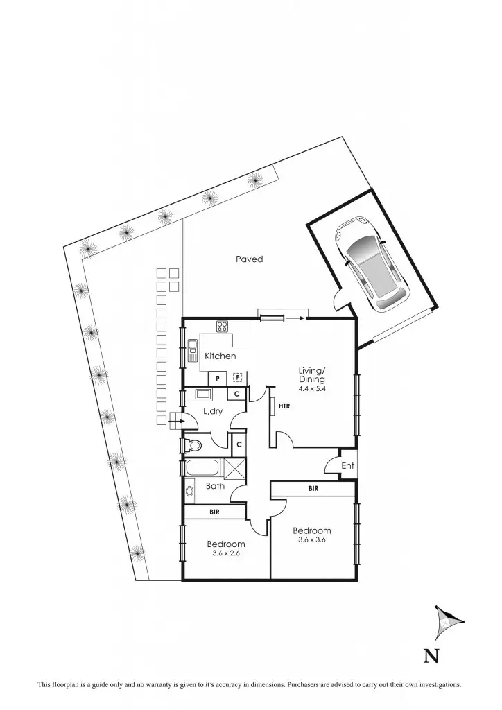 Floorplan of Homely unit listing, 24/14-16 Robertson Parade, Aspendale VIC 3195