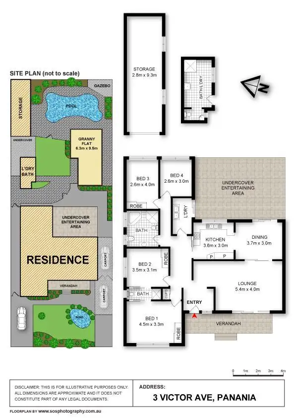 Floorplan of Homely house listing, 3 Victor Avenue, Panania NSW 2213
