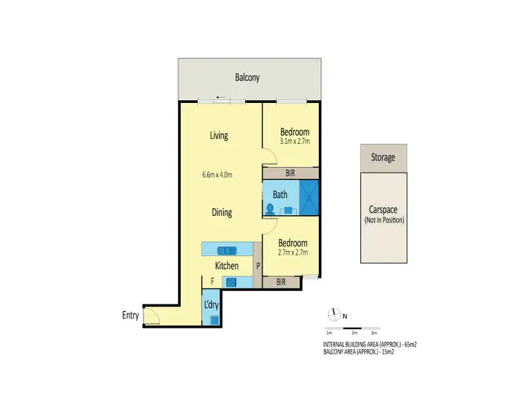Floorplan of Homely apartment listing, 11/122 Maribyrnong Road, Moonee Ponds VIC 3039
