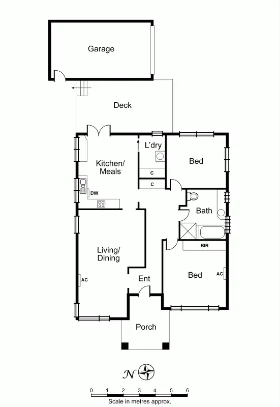 Floorplan of Homely house listing, 1/3 Grandview Grove, Carnegie VIC 3163