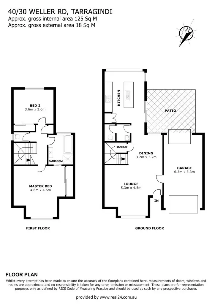 Floorplan of Homely townhouse listing, 40/30 Weller Rd, Tarragindi QLD 4121