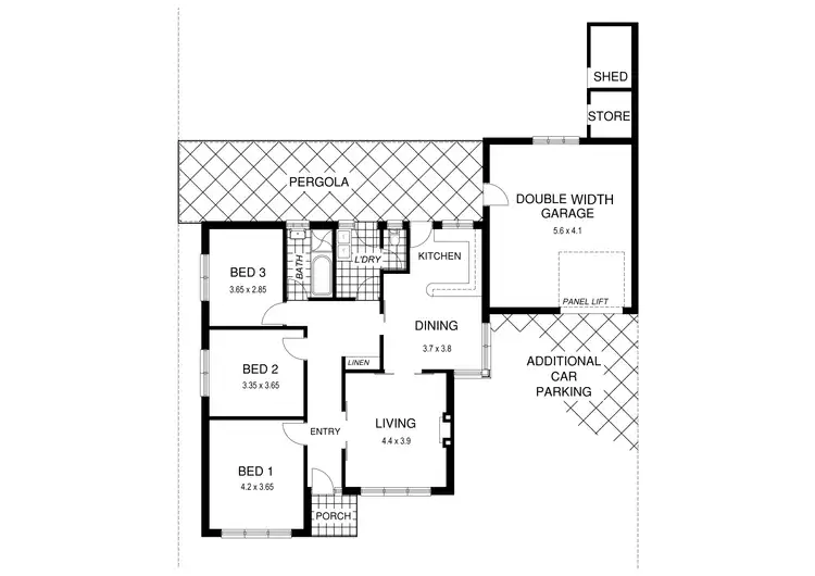 Floorplan of Homely house listing, 14 Lennox Street, Campbelltown SA 5074
