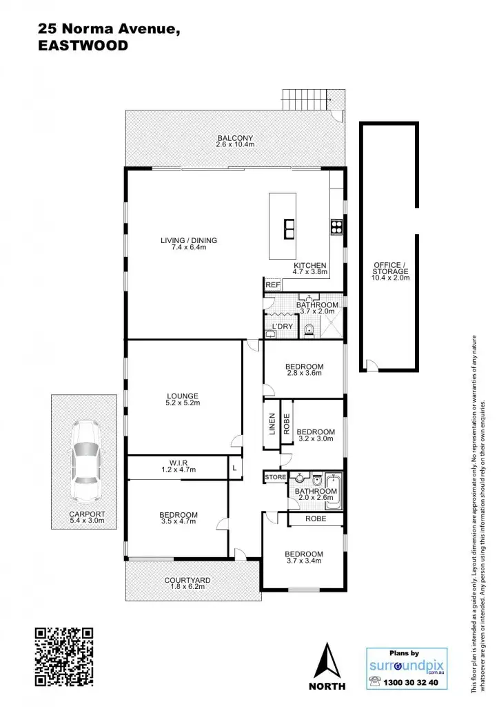 Floorplan of Homely house listing, 25 Norma Ave, Eastwood NSW 2122