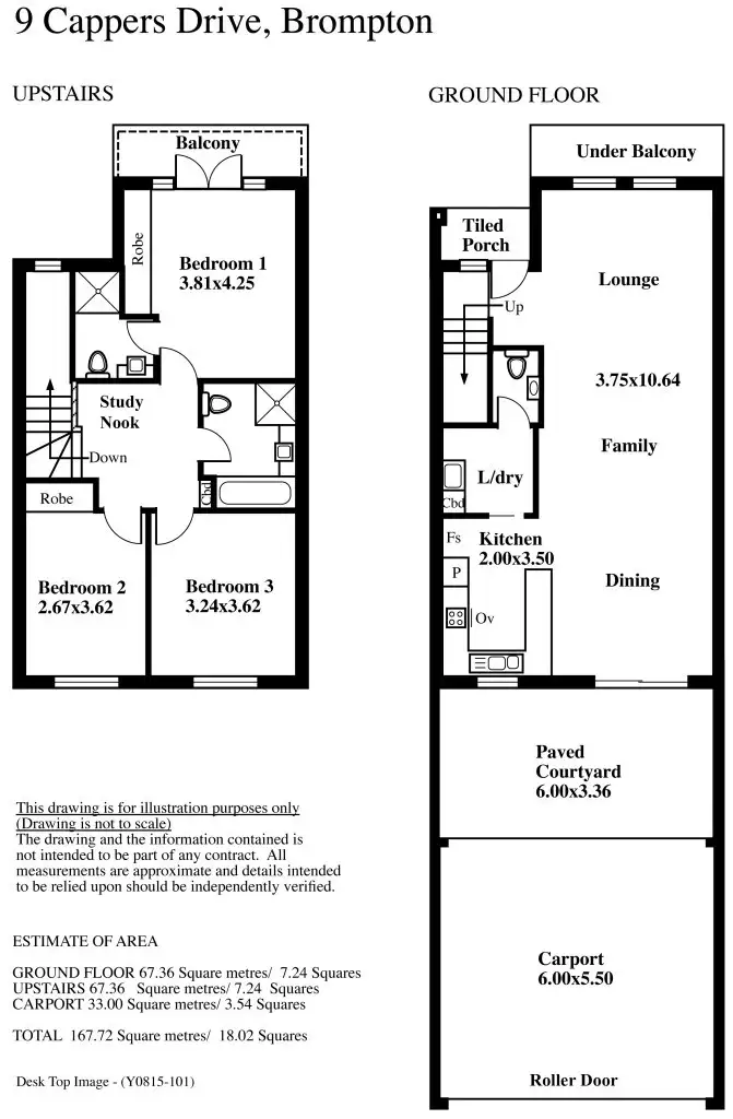 Floorplan of Homely townhouse listing, 9 Cappers Drive, Brompton SA 5007
