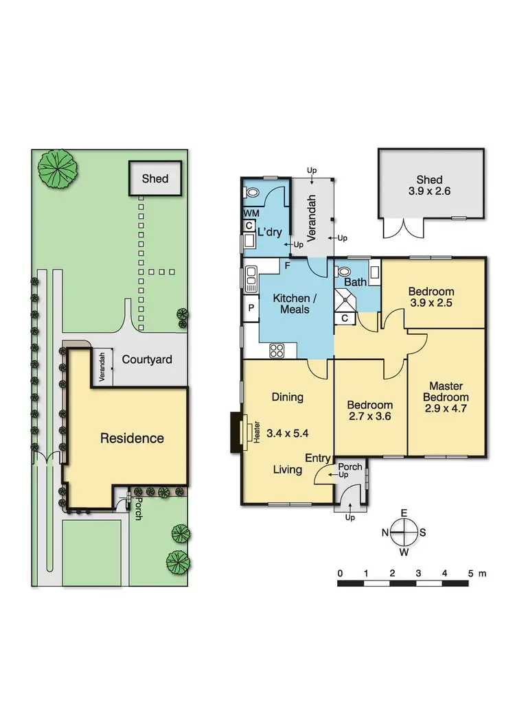 Floorplan of Homely house listing, 8 Brunei Crescent, Heidelberg West VIC 3081