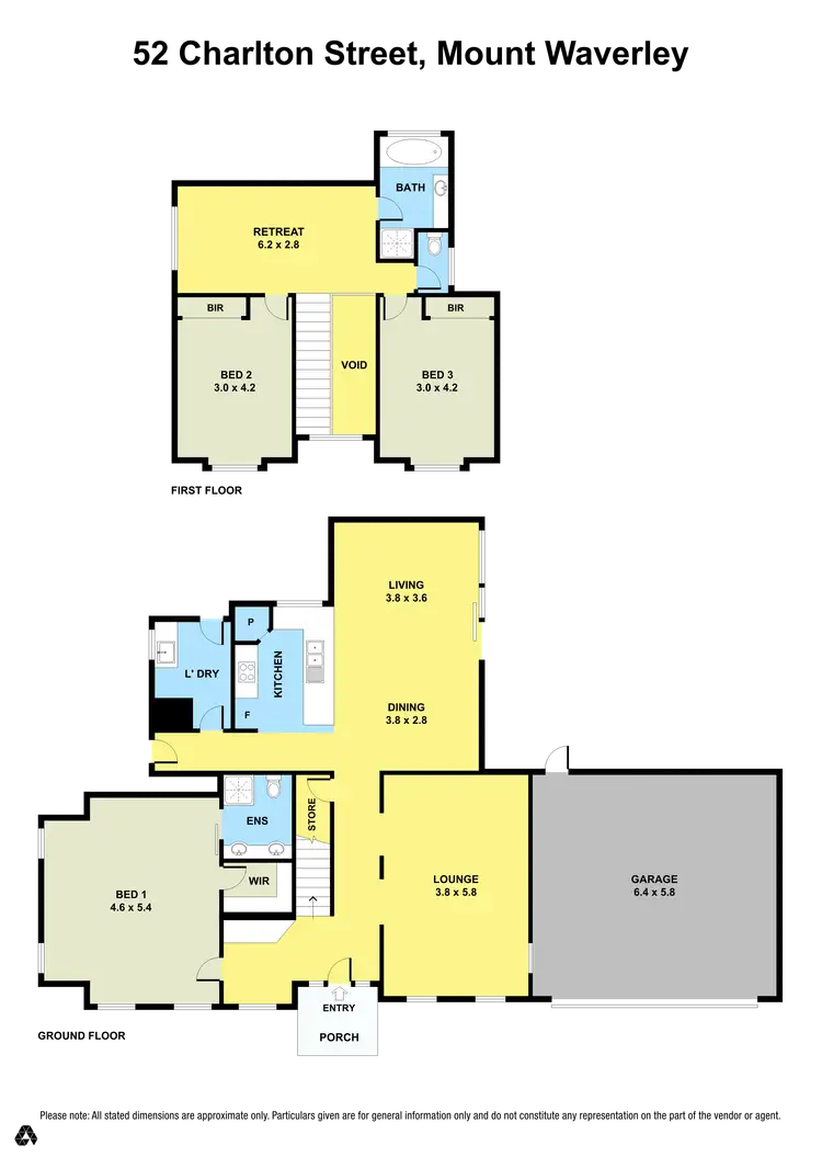 Floorplan of Homely house listing, 52 Charlton Street, Mount Waverley VIC 3149