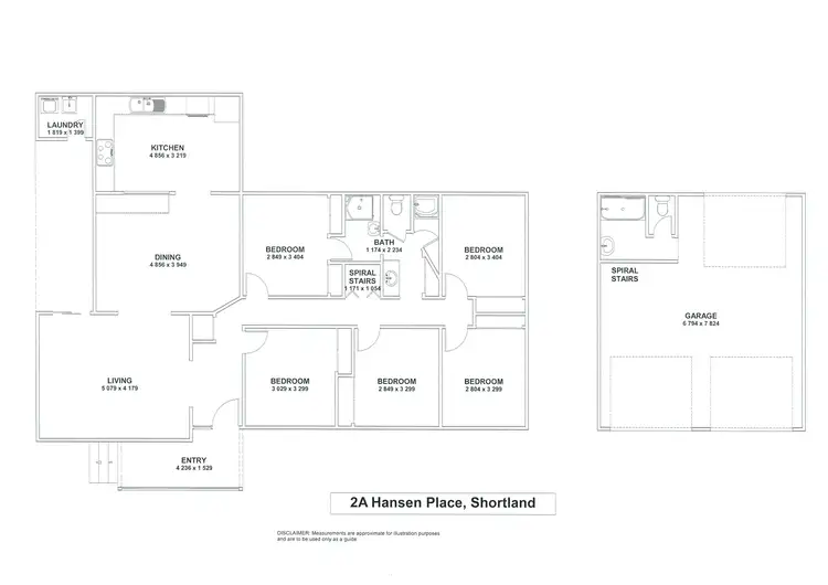 Floorplan of Homely house listing, 2A Hansen Place, Shortland NSW 2307