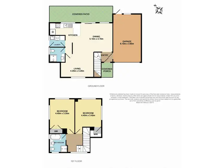 Floorplan of Homely townhouse listing, 2/3 Fox Street, Dandenong VIC 3175