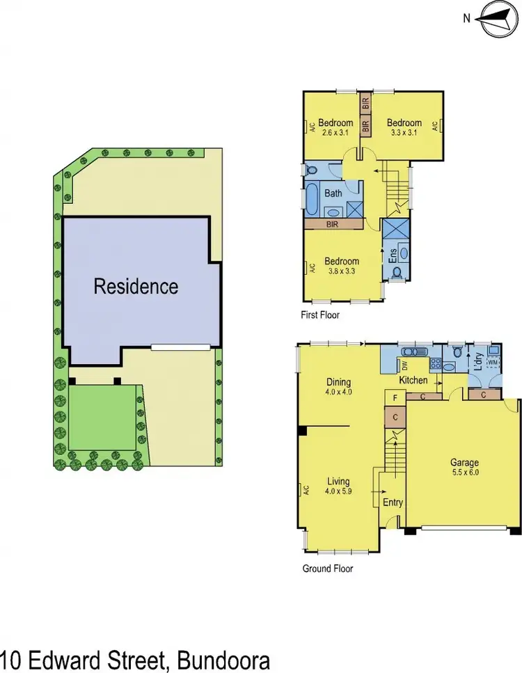 Floorplan of Homely house listing, 10 Edward Street, Bundoora VIC 3083