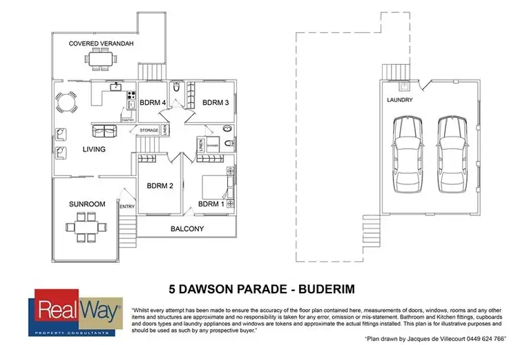 Floorplan of Homely house listing, 5 Dawson Parade, Buderim QLD 4556