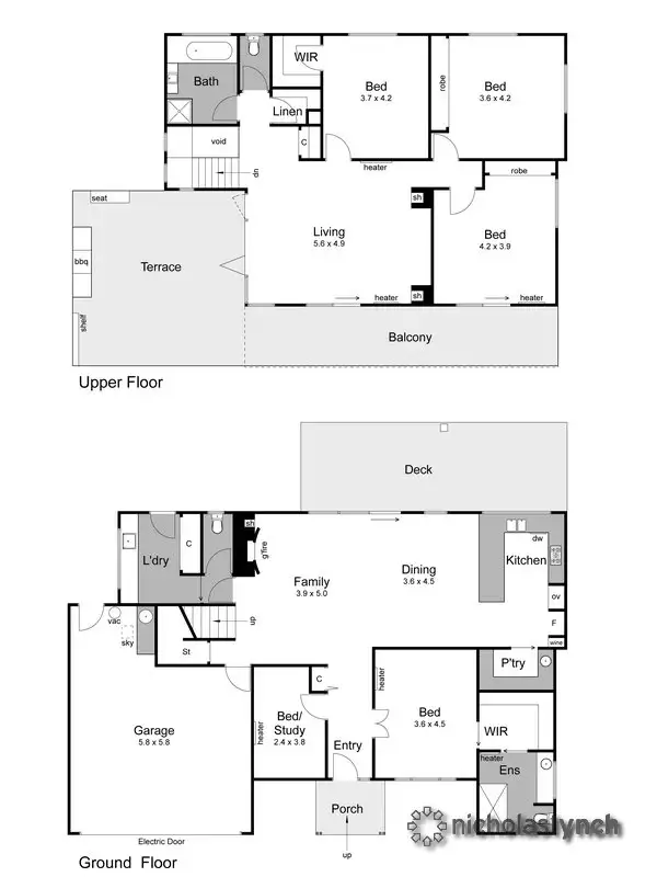 Floorplan of Homely house listing, 1a Morrisons Avenue, Mount Martha VIC 3934