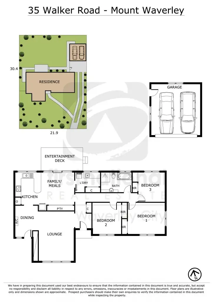 Floorplan of Homely house listing, 35 Walker Road, Mount Waverley VIC 3149