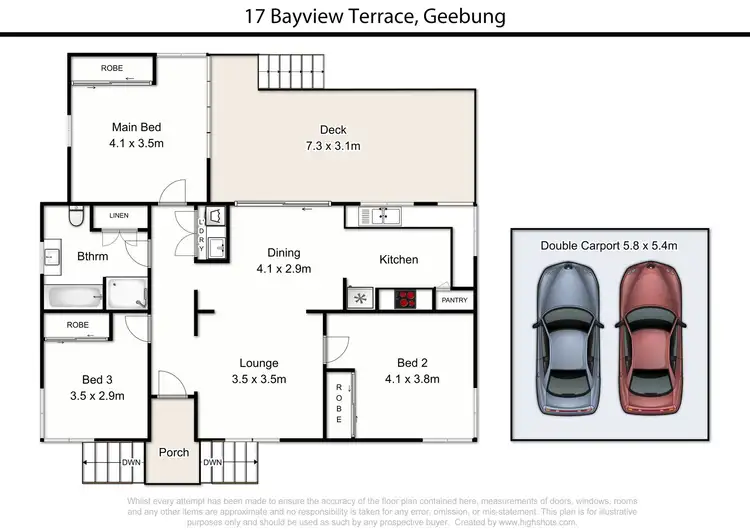 Floorplan of Homely house listing, 17 Bayview Tce, Geebung QLD 4034
