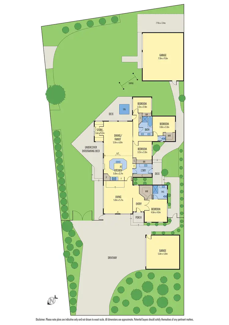 Floorplan of Homely house listing, 36 Washington Gardens, Leopold VIC 3224