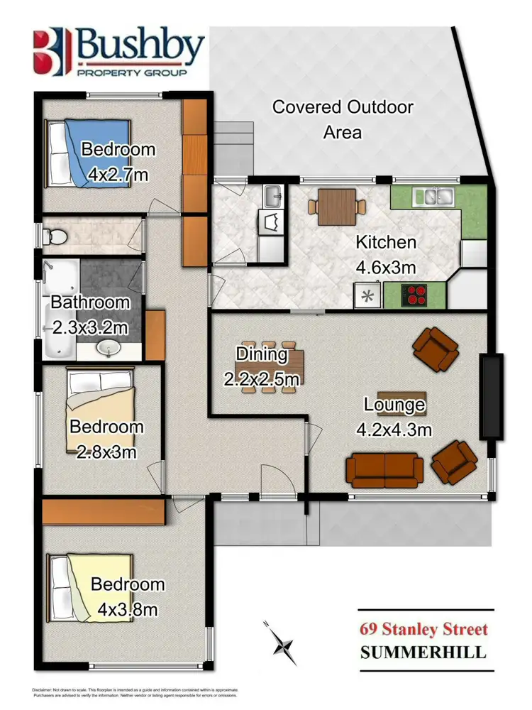 Floorplan of Homely house listing, 69 Stanley Street, Summerhill TAS 7250