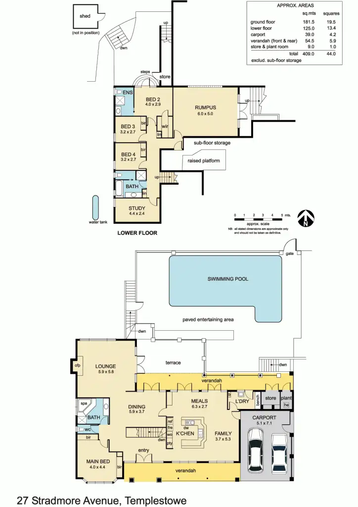 Floorplan of Homely house listing, 27 Stradmore Avenue, Templestowe VIC 3106