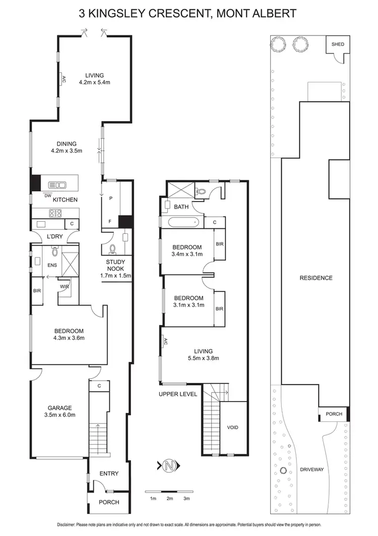 Floorplan of Homely house listing, 3 Kingsley Crescent, Mont Albert VIC 3127