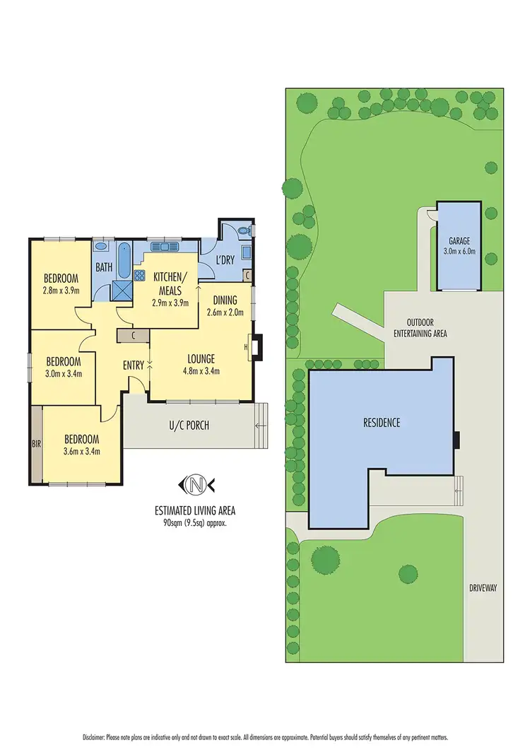 Floorplan of Homely house listing, 4 Lord Street, Fawkner VIC 3060