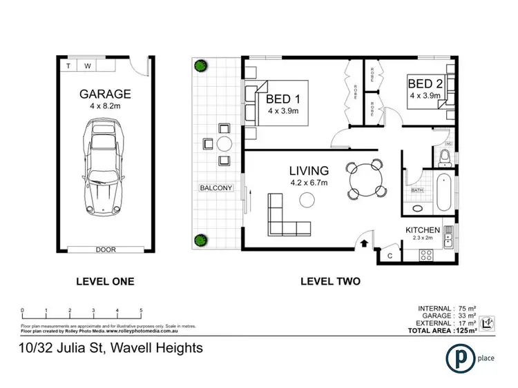 Floorplan of Homely unit listing, 10/32 Julia Street, Wavell Heights QLD 4012