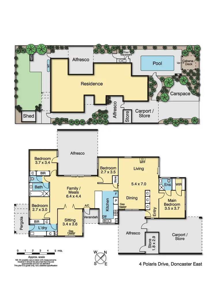 Floorplan of Homely house listing, 4 Polaris Drive, Doncaster East VIC 3109