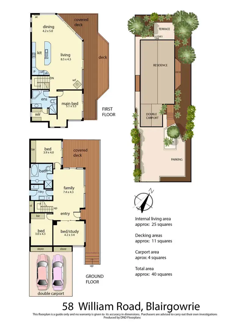 Floorplan of Homely house listing, 58 William Road, Blairgowrie VIC 3942