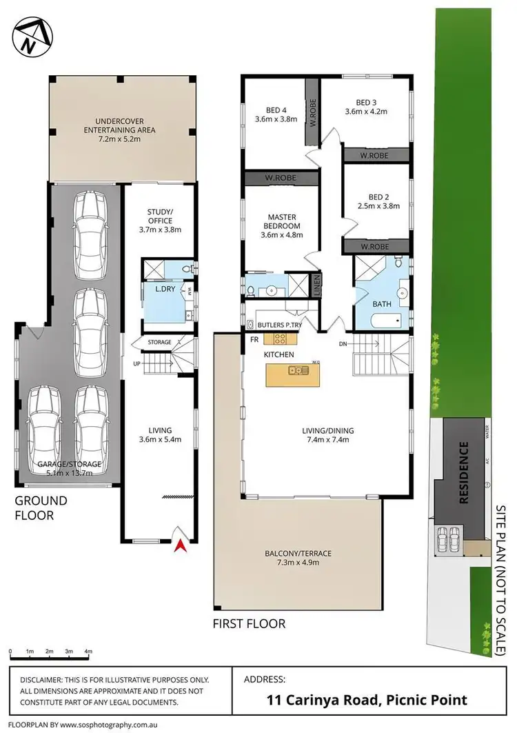 Floorplan of Homely house listing, 11 Carinya Road, Picnic Point NSW 2213