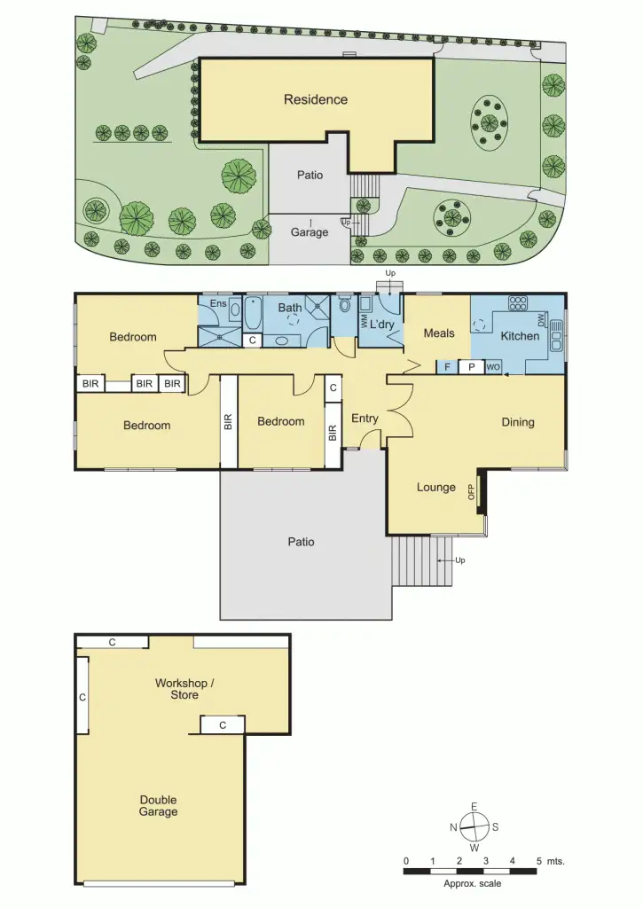 Floorplan of Homely house listing, 1 Dalvey Street, Heidelberg VIC 3084
