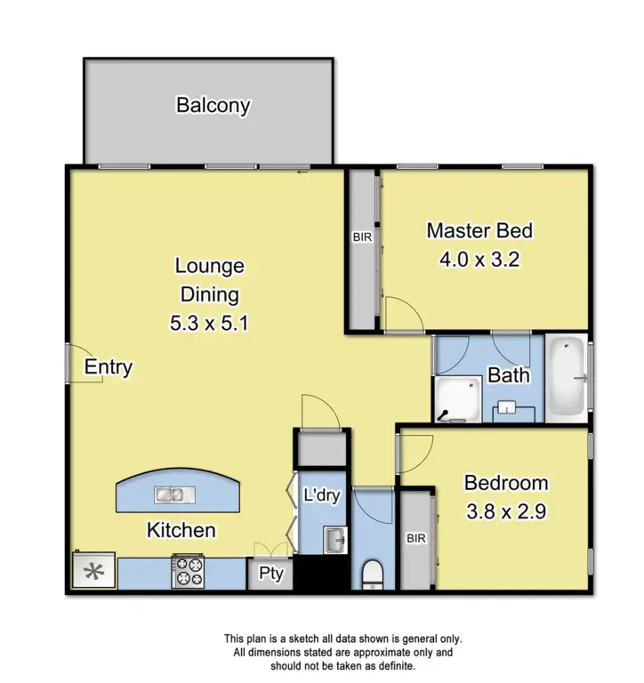 Floorplan of Homely apartment listing, 29/12 Bourke Street, Ringwood VIC 3134