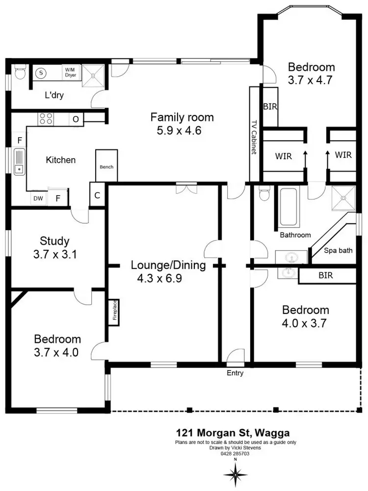 Floorplan of Homely house listing, 121 Morgan Street, Wagga Wagga NSW 2650