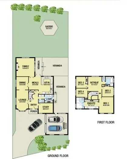 Floorplan of Homely house listing, 14 Paul Crescent, Epping VIC 3076