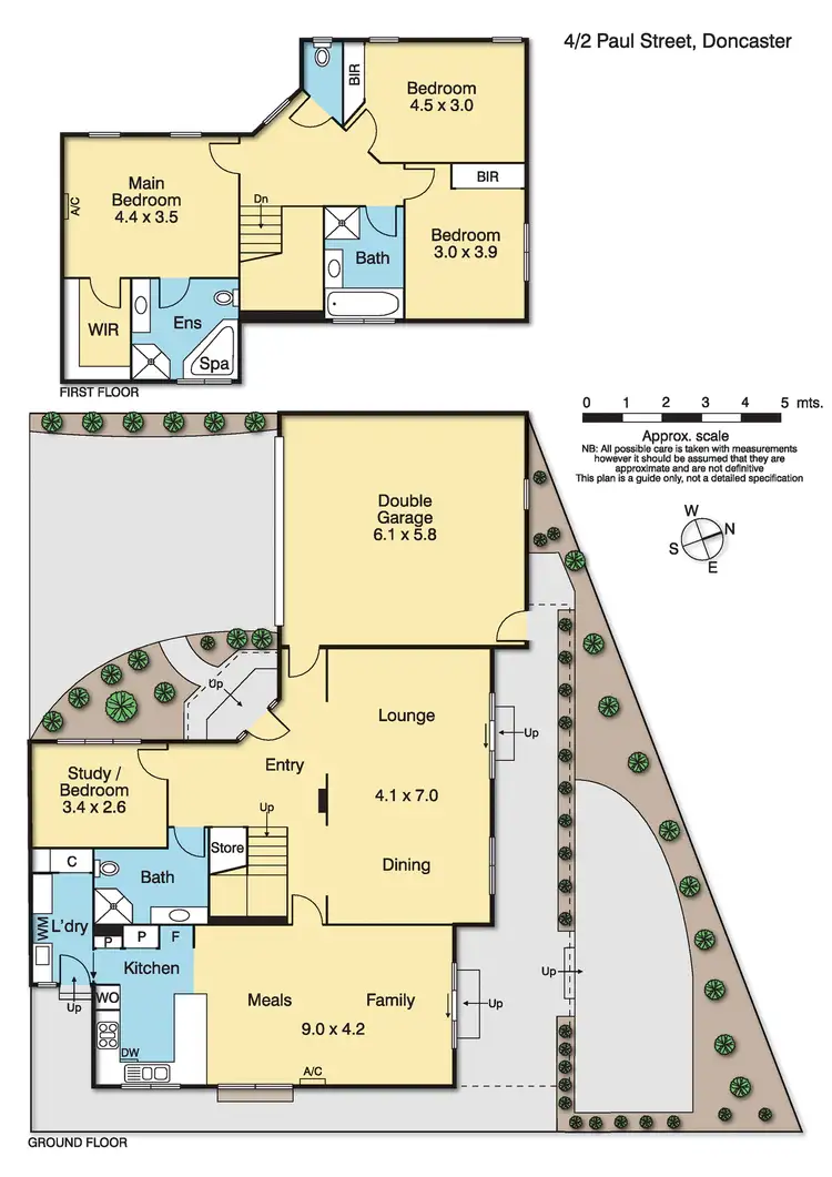 Floorplan of Homely townhouse listing, 4/2 Paul Street, Doncaster VIC 3108