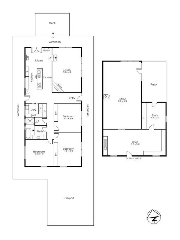 Floorplan of Homely house listing, 23 Stevenson Court, Haddon VIC 3351