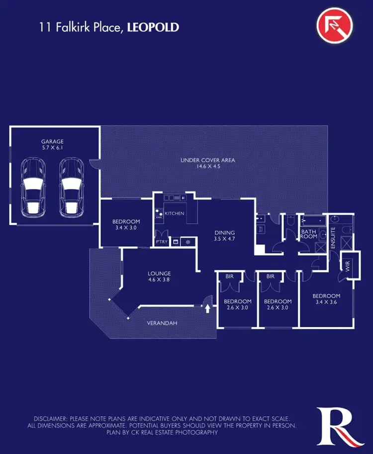 Floorplan of Homely house listing, 11 Falkirk Place, Leopold VIC 3224