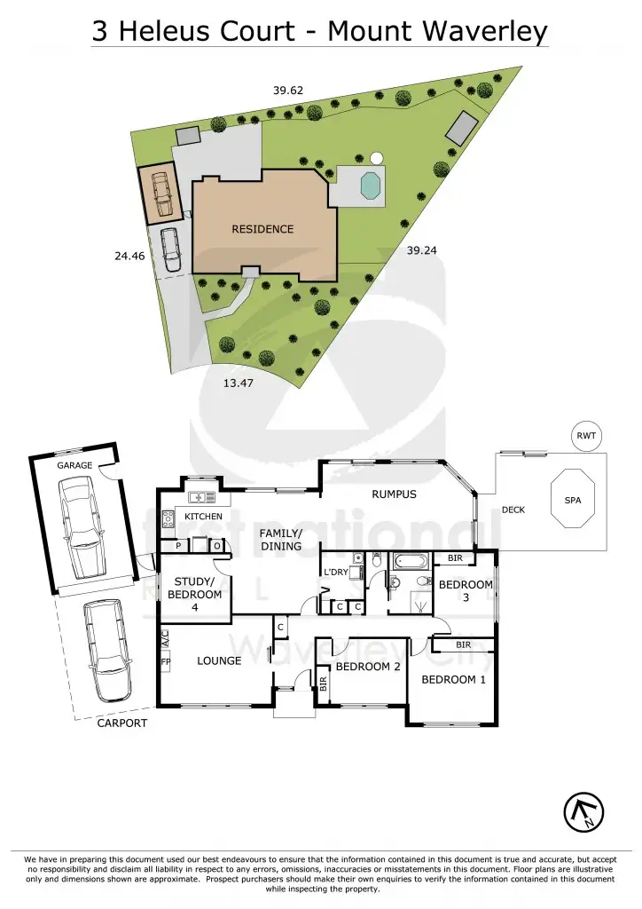 Floorplan of Homely house listing, 3 Heleus Court, Mount Waverley VIC 3149