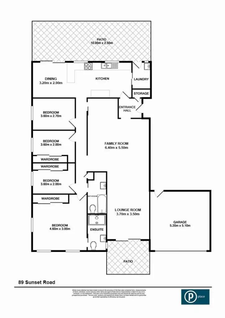 Floorplan of Homely house listing, 89 Sunset Road, Kenmore QLD 4069