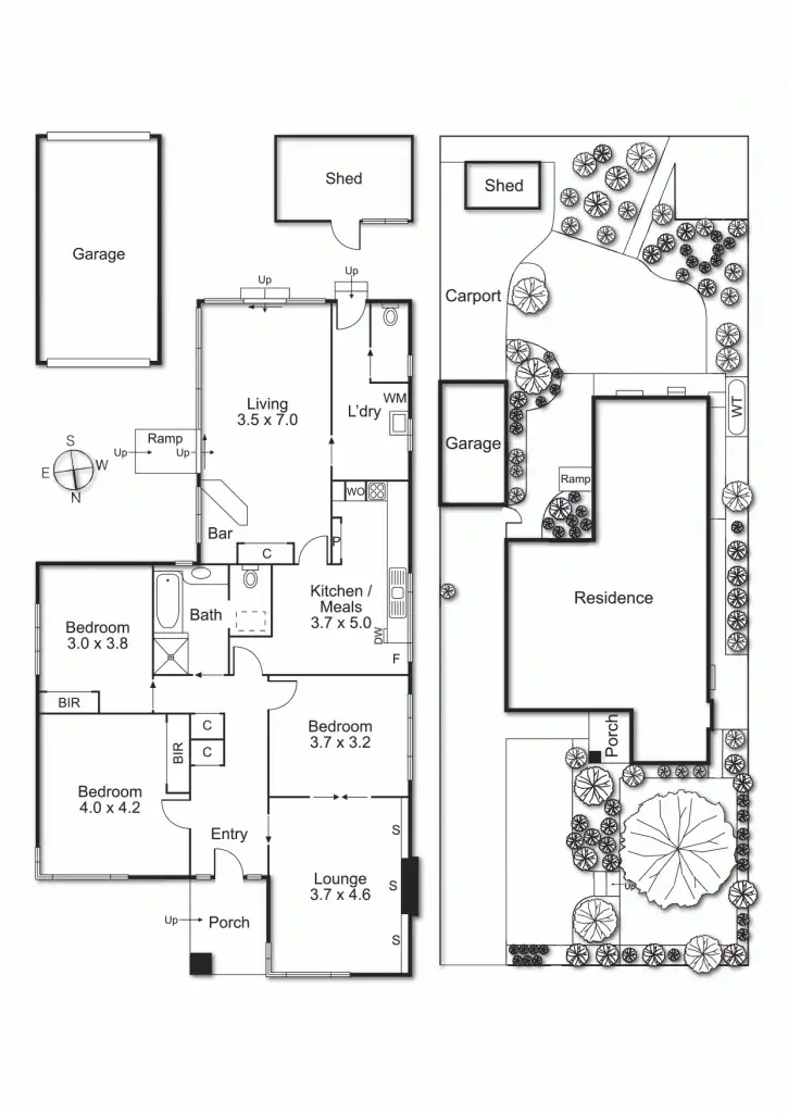 Floorplan of Homely house listing, 44 Madeline Street, Glen Iris VIC 3146