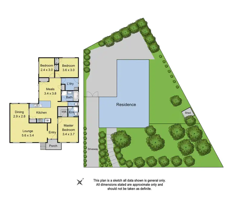 Floorplan of Homely house listing, 43 Mareeba Crescent, Bayswater VIC 3153