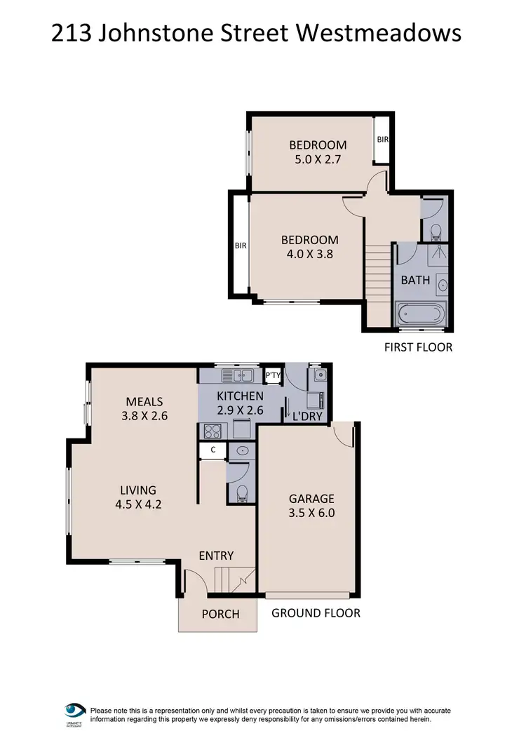 Floorplan of Homely house listing, 213 Johnstone Street, Westmeadows VIC 3049