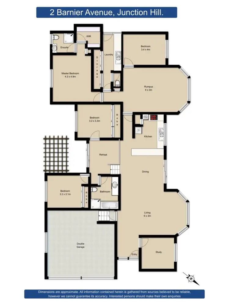 Floorplan of Homely house listing, 2 Barnier Avenue, Junction Hill NSW 2460