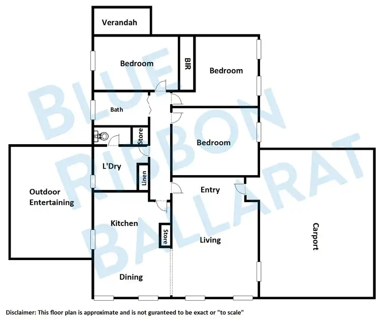 Floorplan of Homely house listing, 42 Montgomery Street, Wendouree VIC 3355