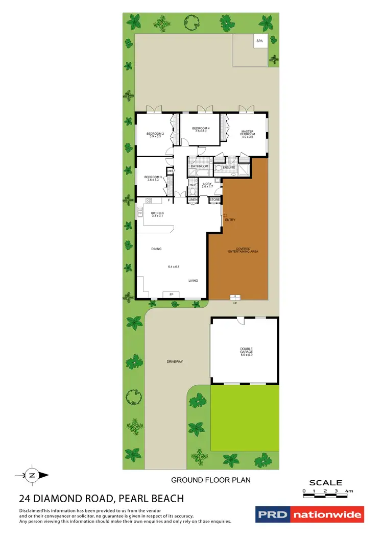 Floorplan of Homely house listing, 24 Diamond Road, Pearl Beach NSW 2256
