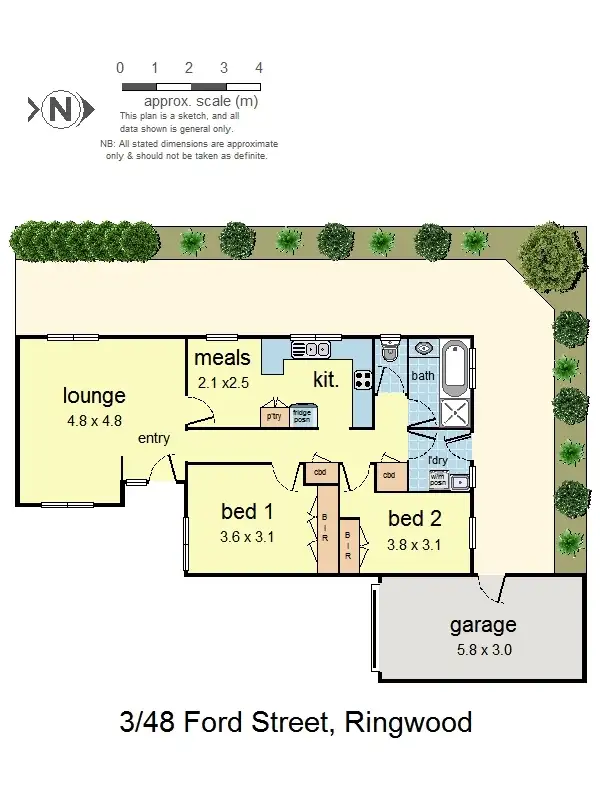 Floorplan of Homely house listing, 3/48 Ford Street, Ringwood VIC 3134