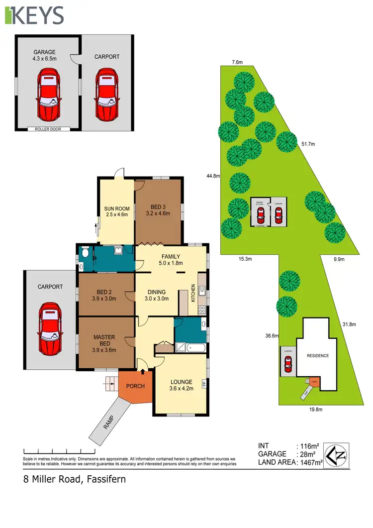 Floorplan of Homely house listing, 8 Miller Road, Fassifern NSW 2283